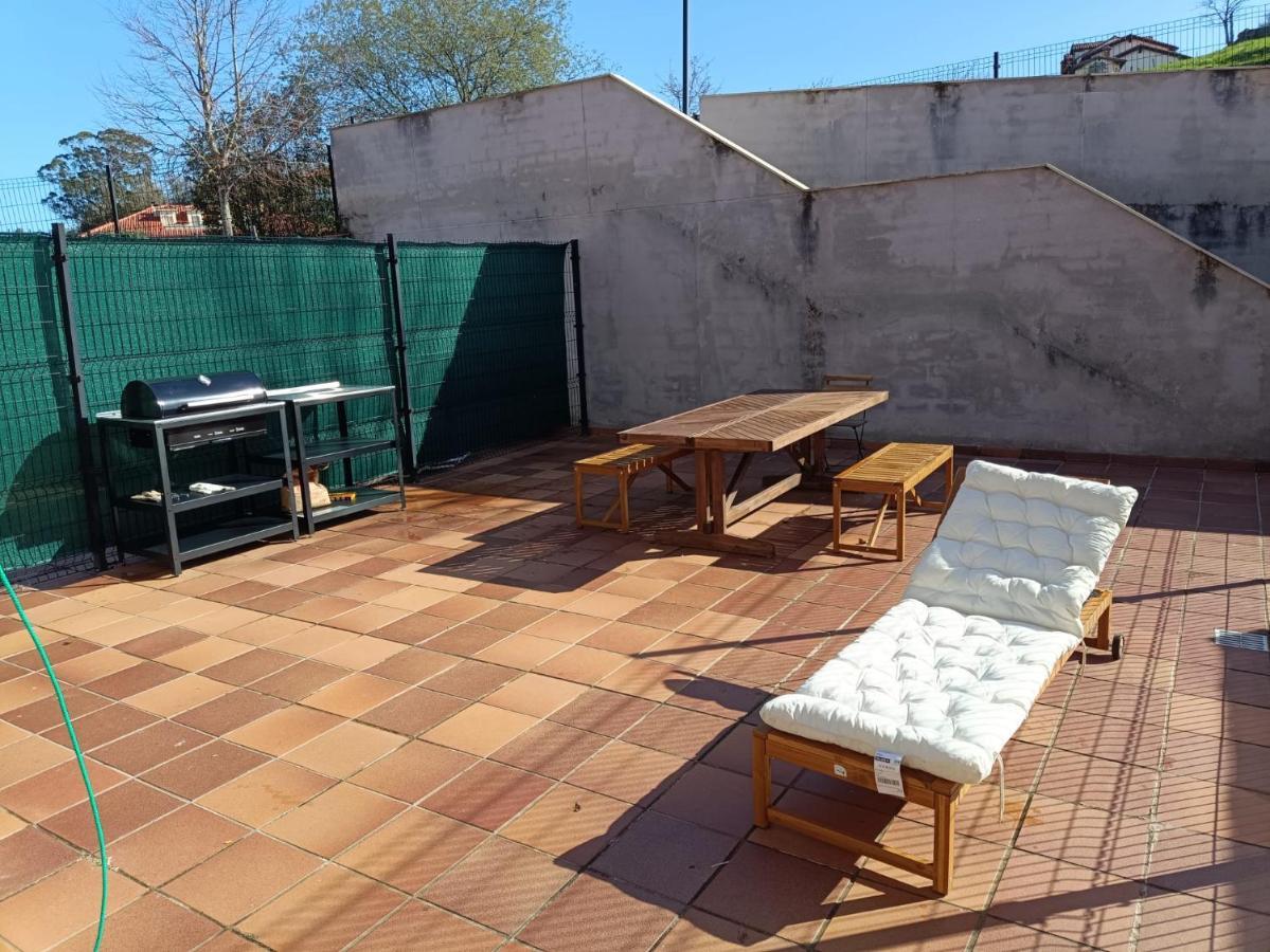 Apartamento Con Terraza Comillas Buitenkant foto